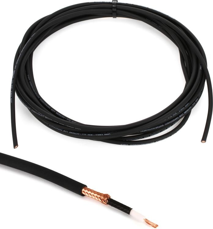 Lava Cable Mini Elc Instrument Wire Black 25 Foot