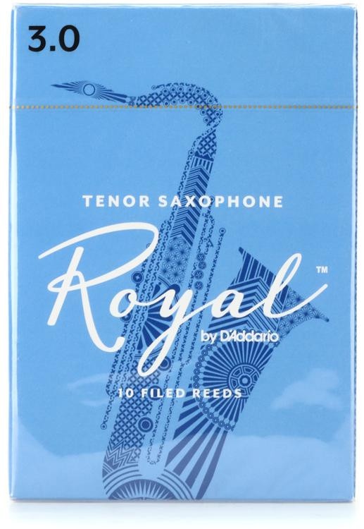 D'addario Rkb1030 - Royal Tenor Saxophone Reeds - 3.0 (10-Pack)