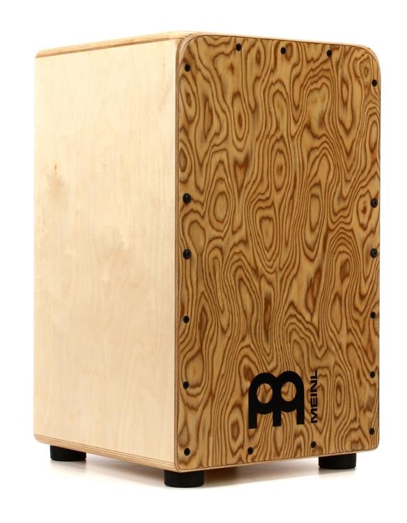Meinl Percussion Woodcraft Professional Series Cajon - Makah Burl Frontplate