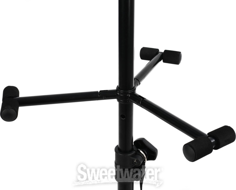 Hercules Stands Gs526b Plus Auto Grip System Display Stand For Up To 6 Guitars