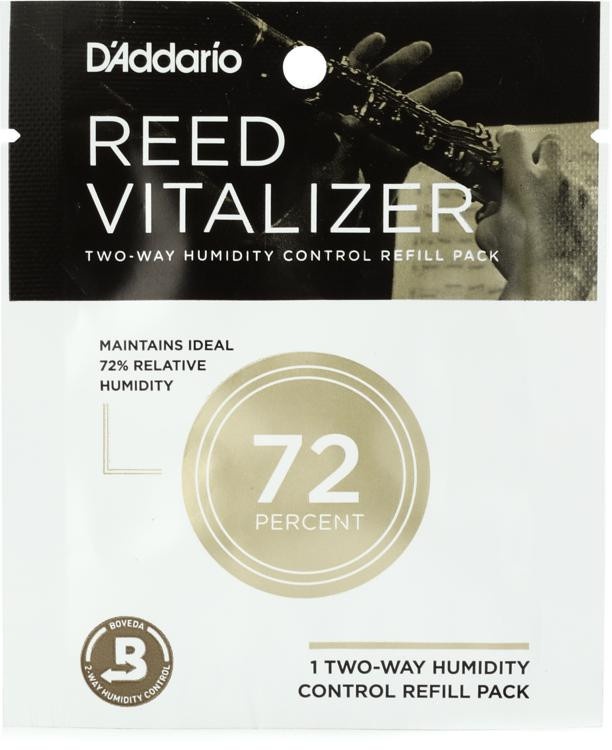 D'addario Woodwinds Reed Vitalizer Single Refill Pack - 72% Humidity