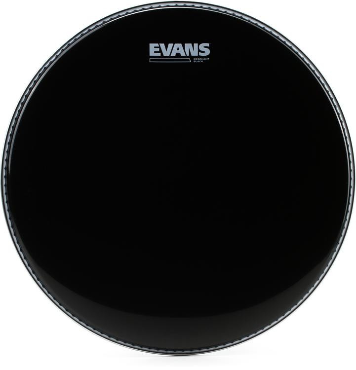 Evans Resonant Black Tom Head - 14 Inch