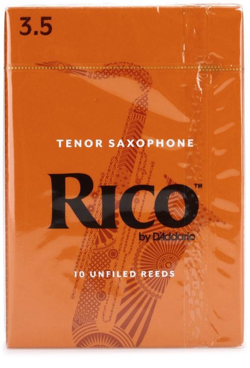 D'addario Rka1035 - Rico Tenor Saxophone Reeds - 3.5 (10-Pack)