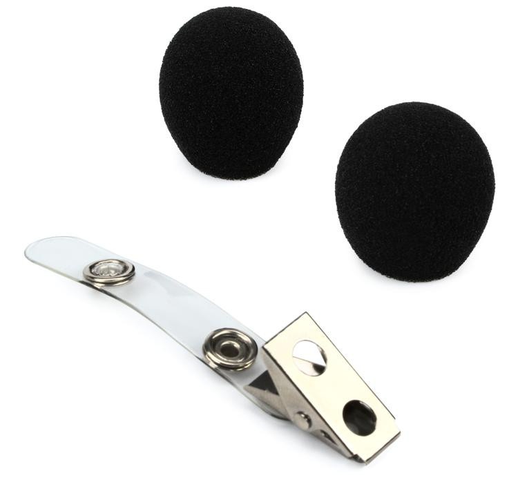Shure Microphone Windscreens And Clothing Clip For Wh10 / Wh20 Microphones