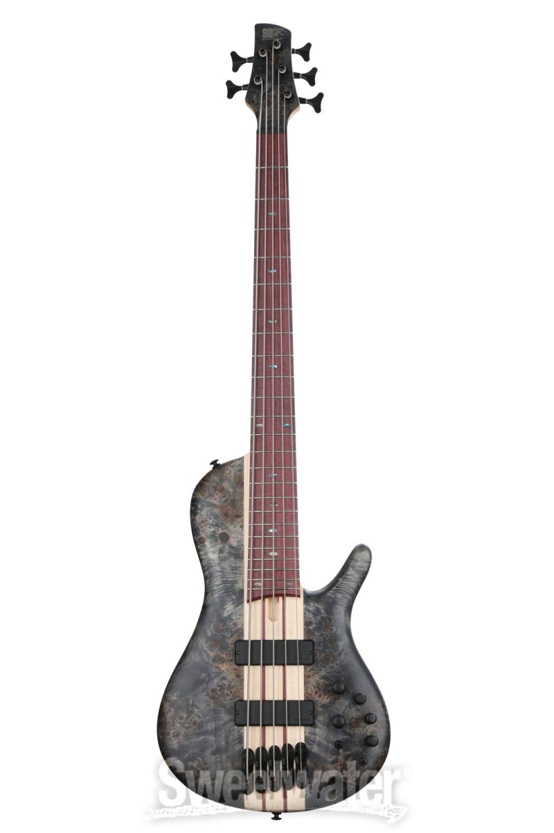 Ibanez Srsc805 Cerro Single Cut 5String Bass Guitar Deep Twilight