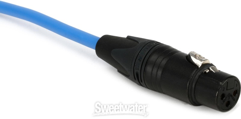 Pro Co Quad Xlr Cable - 10 Foot Blue