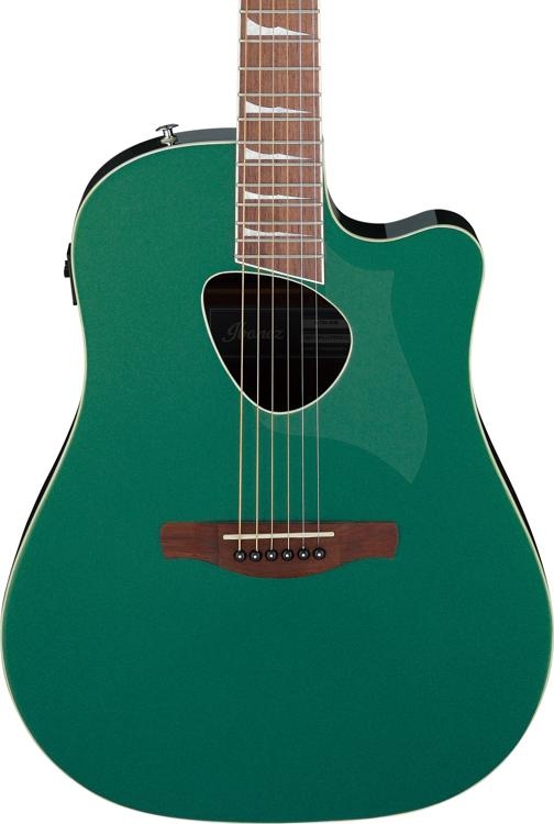 Ibanez Altstar Alt30 AcousticElectric Guitar Jungle Green Metallic