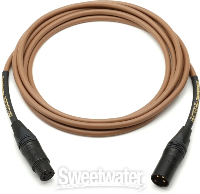 Pro Co Quad Xlr Cable - 10 Foot Brown