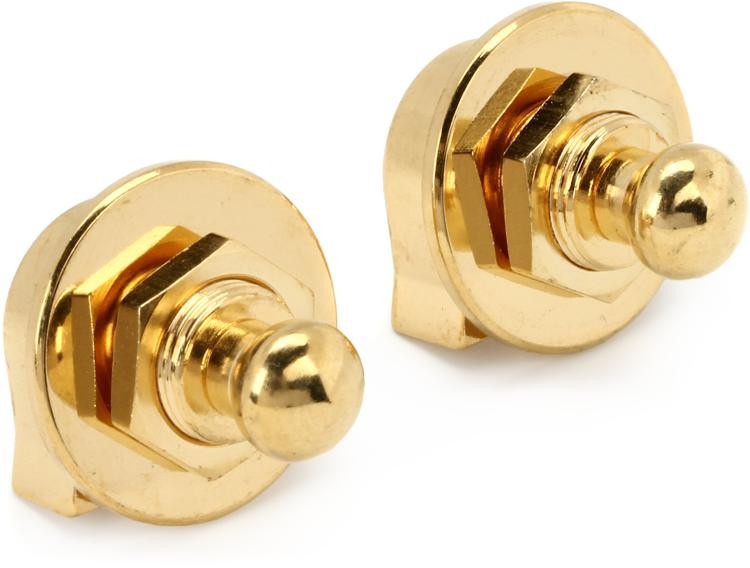 Fender Strap Locks And Buttons Set - Gold