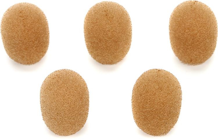 Shure Rpm40ws/C Windscreen For Twinplex Series Microphones - Cocoa (5 Pack)