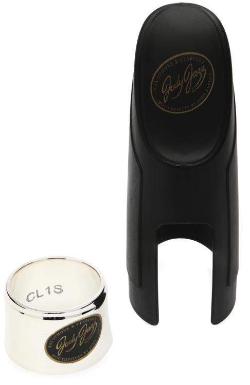 Jodyjazz Cl1s Power Ring Ligature With Cap For Bb Clarinet Mouthpiece - Silver