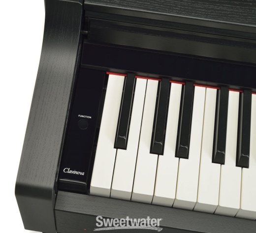 Yamaha Clavinova CLP-735 Digital Upright Piano with Bench - Matte Black  Finish