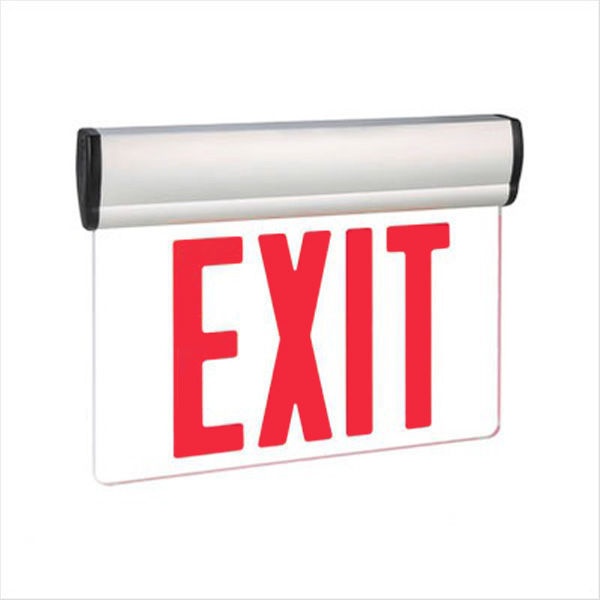 Led Exit Sign - Red Letters - Universal Edge-Lit