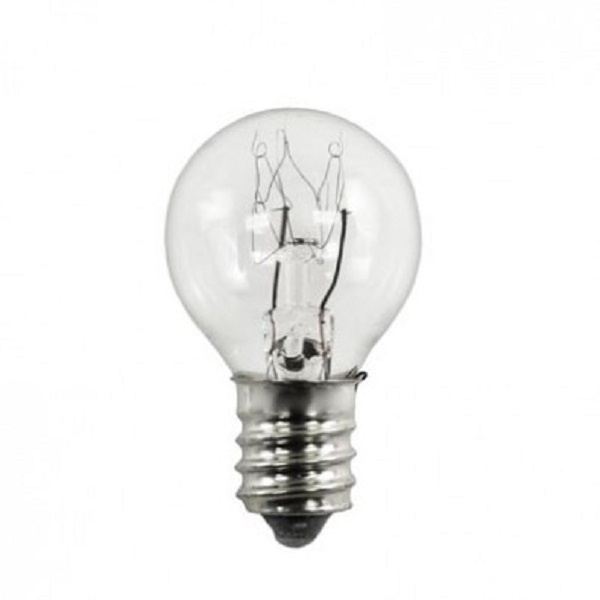 7 Watt - 1 In. Dia. - G8 Globe Incandescent Light Bulb - Pack Of 25