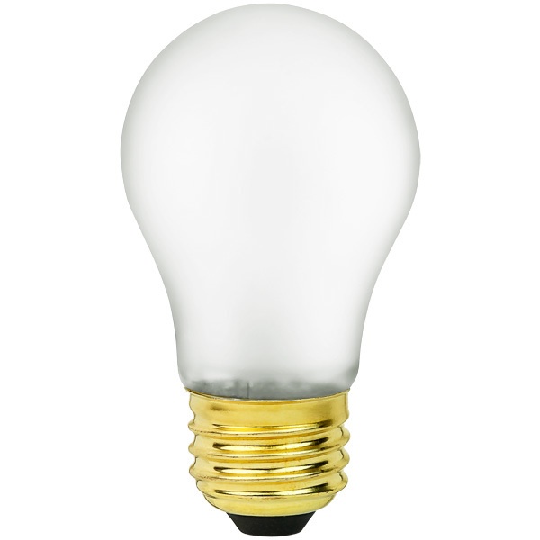 Shatter Resistant - 40 Watt - Frost - Incandescent A15 Bulb