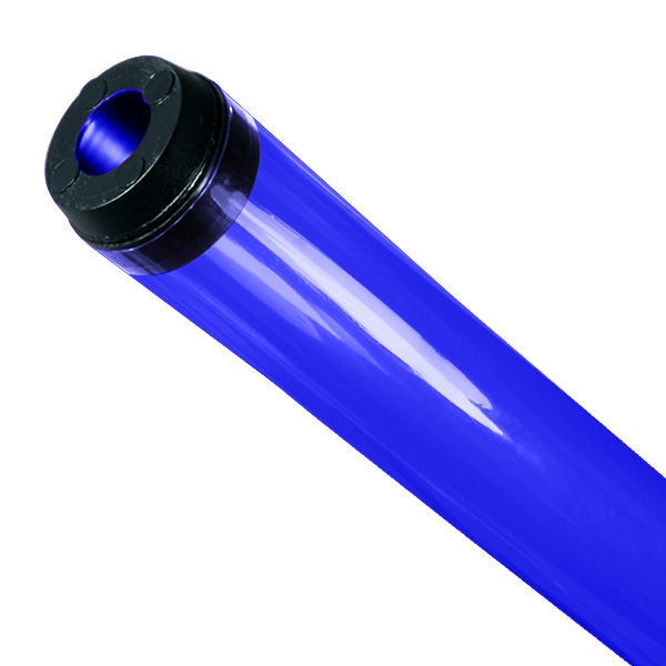 F40t12 - Blue - Fluorescent Tube Guard With End Caps