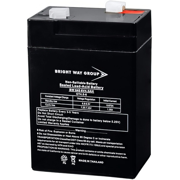 6 Volt - 4.5 Ah AGM Battery