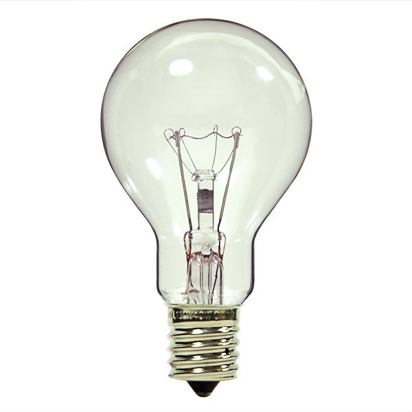 40 Watt - Clear - Incandescent A15 Bulb