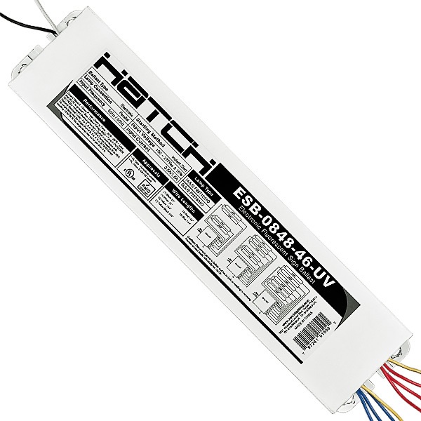 Electronic Sign Ballasts - 8-48 Ft. Total Lamp Length - (4-6 Lamps)