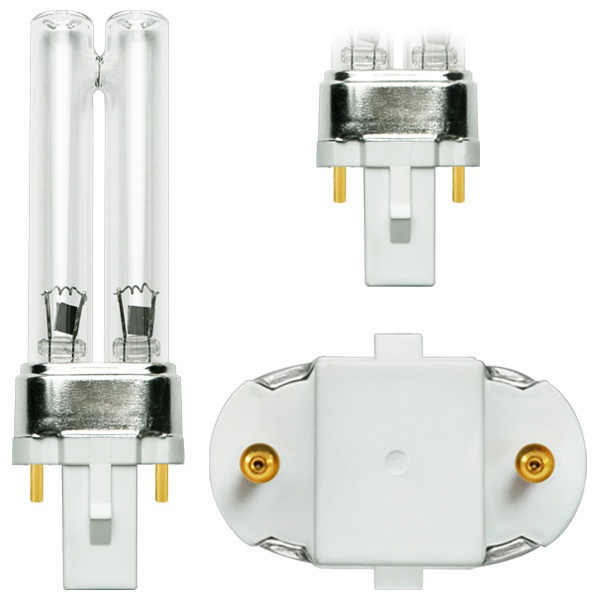 2 Pin - G23 Base - Plug-In Uv Germicidal Bulb - 5.5 Watt - 3.35 In. Length - Plt Pl-S5w/Tuv