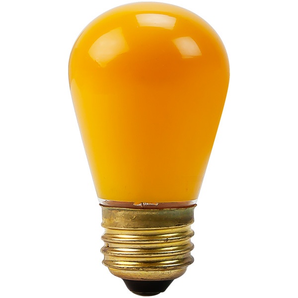 11 Watt - S14 Light Bulb - Ceramic Yellow