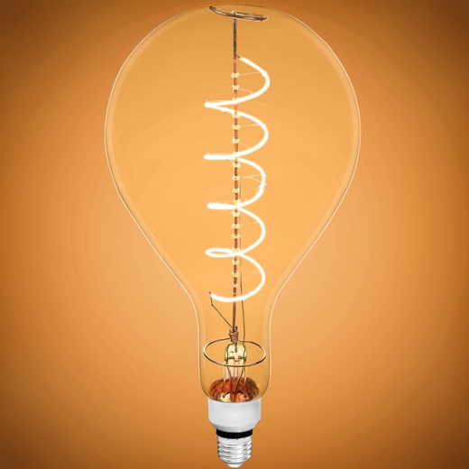 Natural Light - 4 Watt - 2200 Kelvin - LED Oversized Vintage Light Bulb - 13 In. X 6 In