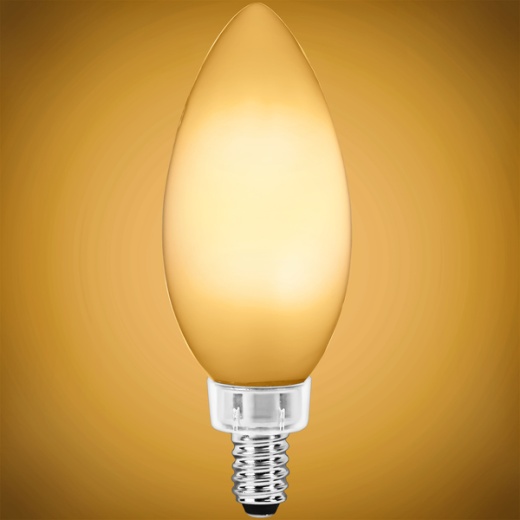 Skænk loyalitet lørdag 100 Lumens - 1.5 Watt - 2700 Kelvin - Led Chandelier Bulb - 3.8 In. X 1.4 In