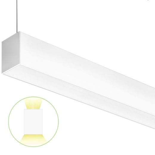 8 Ft. Color Selectable Architectural Led Linear Fixture - Up/Down Light - 11,160 Total Lumens - White