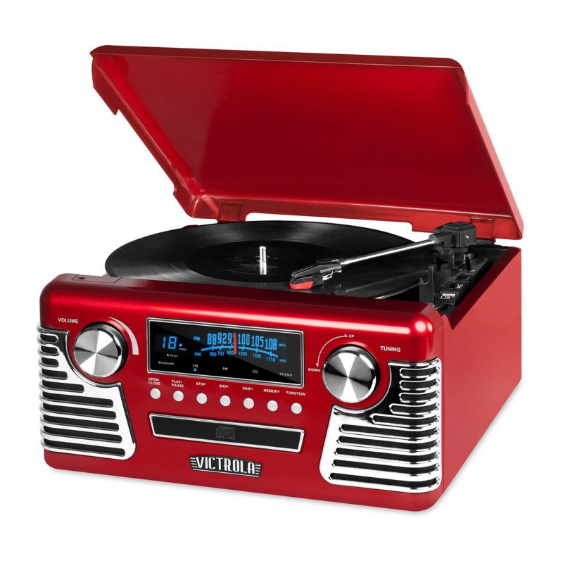 Bluetooth Stereo Turntable With Cd