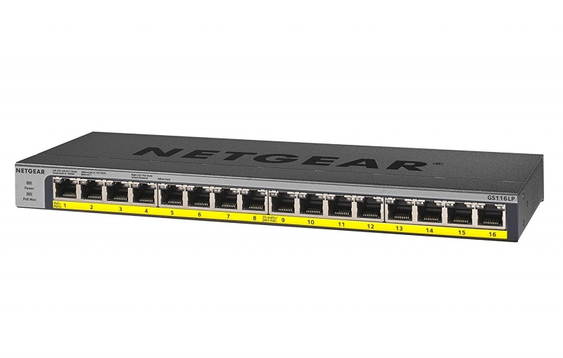 16-Port Poe/Poe+ Gigabit Ethernet Unmgd