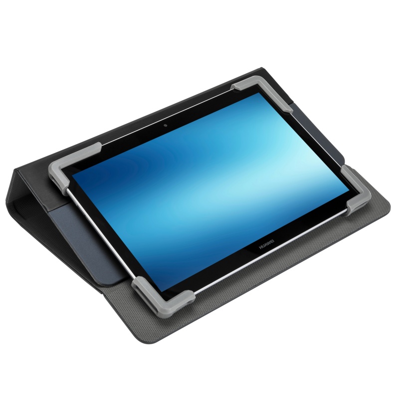 Fit-N-Grip Rotating Tablet Case, Black
