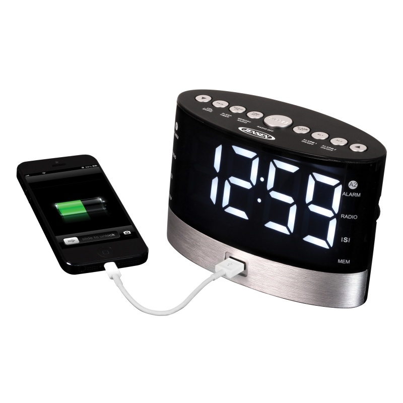 Digital Clock Radio W/Under Pillow