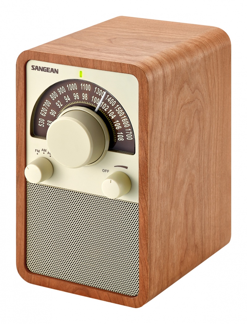 Am/Fm Table Top Wooden Radio,Walnut