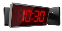 4.0" Wireless Digital Clock, 24v