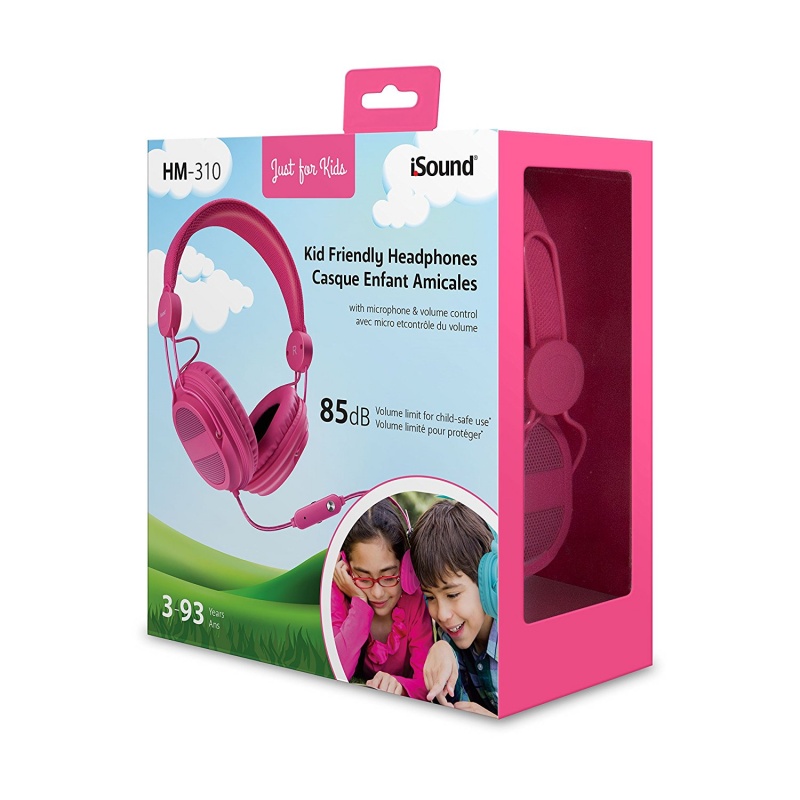 Hm-310 Kid Friendly Headphones Pink