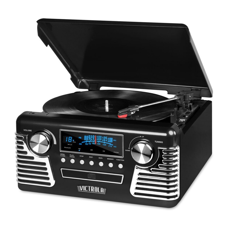 Bluetooth Stereo Turntable With Cd