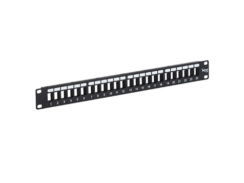 Icc 24-Port High Density Blank Patch Panel - Rack Mount, 1 Rms