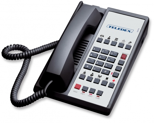 Cetis Dia672591 Two-Line Telephone for Guest Services