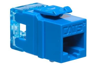 ICC IC1078F5BL High-Density Blue Cat5e Keystone Jack