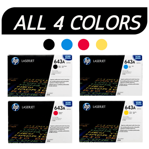4-Pack Original Toner Combo | All Four Colors Included