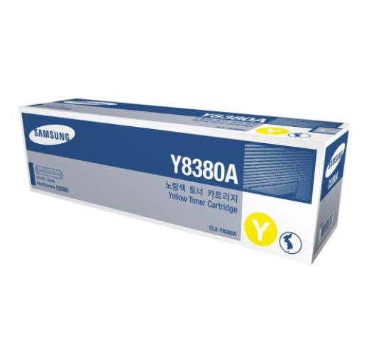 Original Samsung Clx-Y8380a Toner Cartridge – Yellow