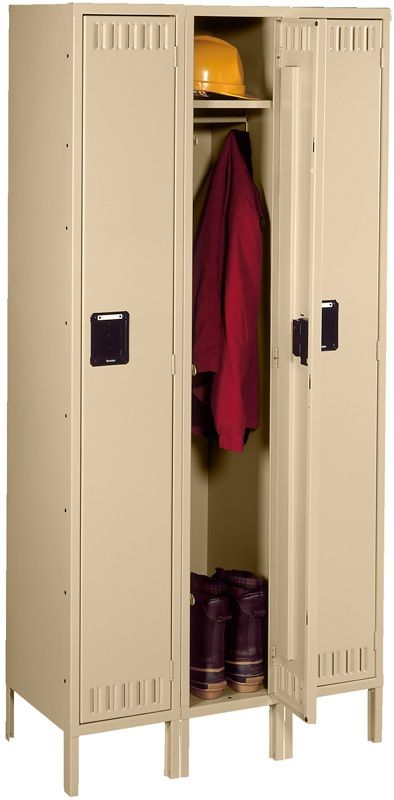 Single Tier Locker - Three Wide With Legs (Assembled)