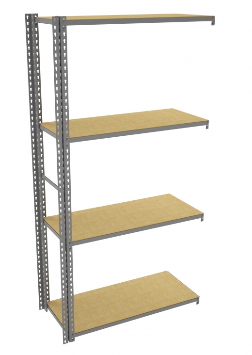 Z-Line Low Profile Add-On Decking Unit - Boltless Shelving Solution