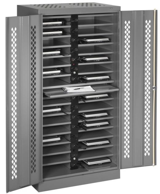 Laptop Charging Station - Multi-Laptop Charging Cabinet