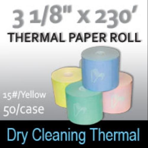 Buy Dry Cleaning Thermal Roll Online 230'/15/Yellow