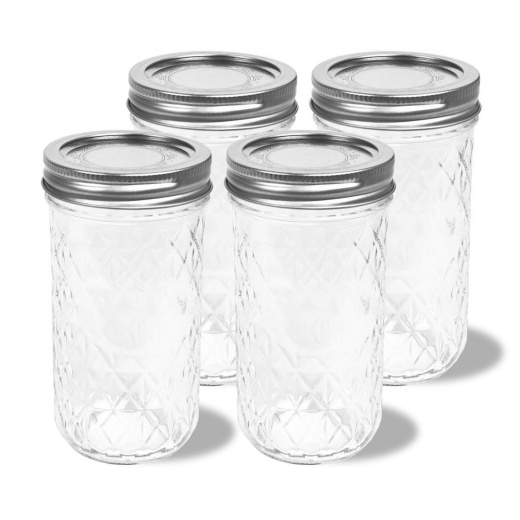 Mason Jars, 4-Pack (12 Oz) - JAR12S by Tribest