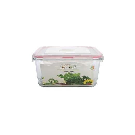 Glaslife Airtight Square Glass Storage Container