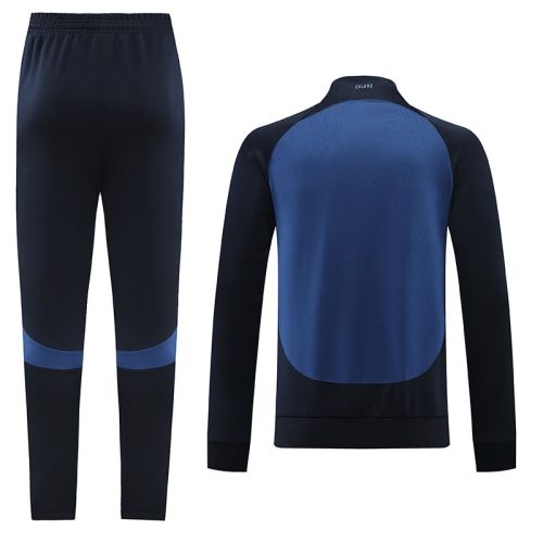 2022-2023 Barcelona Jacket + Pants Training Suit Navy, Size: m