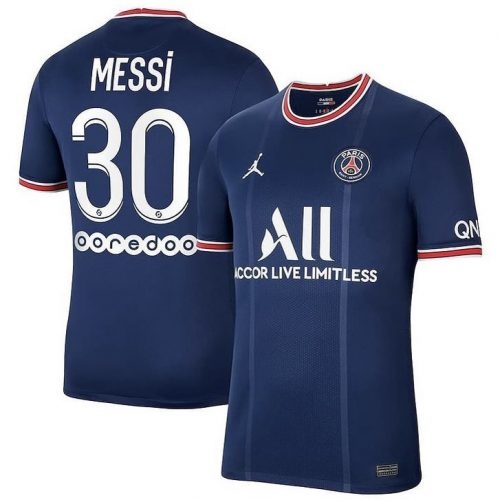 2021-2022 Psg Messi #30 Home Soccer Jersey, Size: l