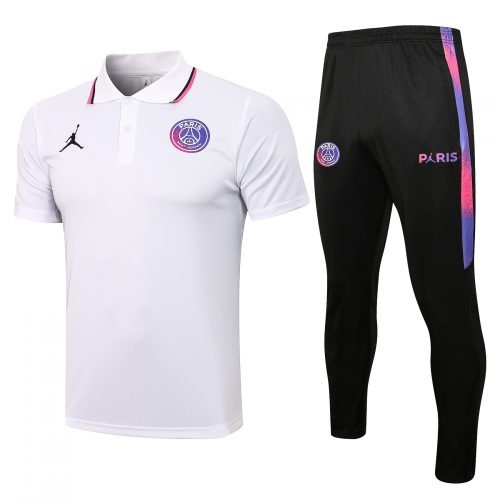 2021-2022 Psg White Polo, Size: Xl